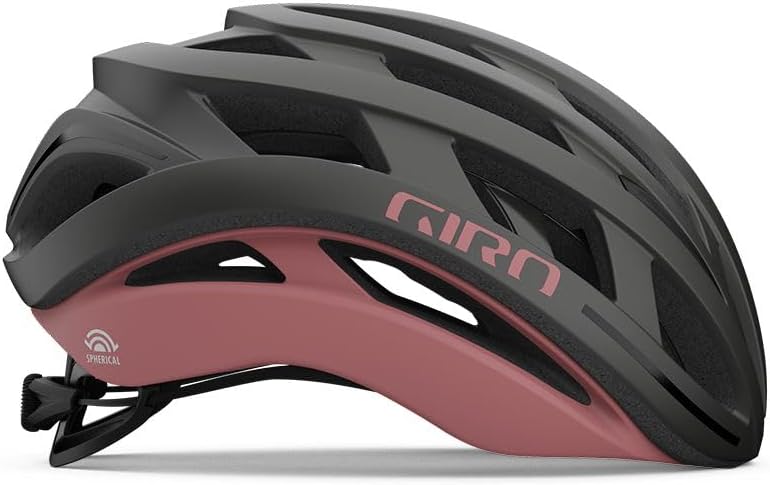 Giro Herren Helios Spherical Helm Small (51-55 cm) Matt Metallic Coal/Dusty Rose, Small (51-55 cm) M