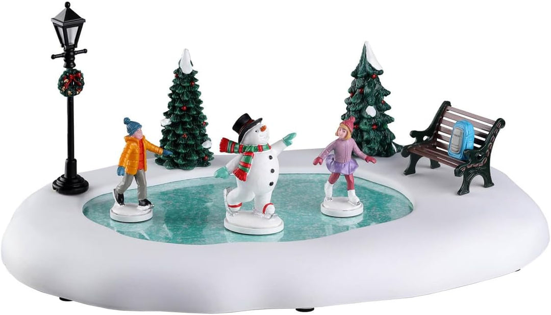 Lemax 24951 Vail Village Accessory: Frosty Goes Ice Skating