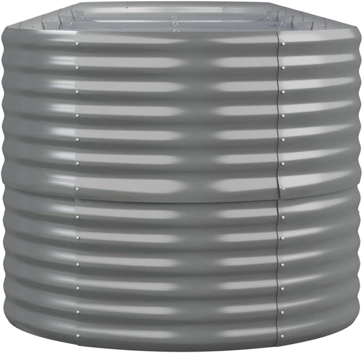 vidaXL Hochbeet, Wetterfestes Hochbeet für Garten Balkon Terrasse, Kräuterhochbeet zum Selber Bauen,