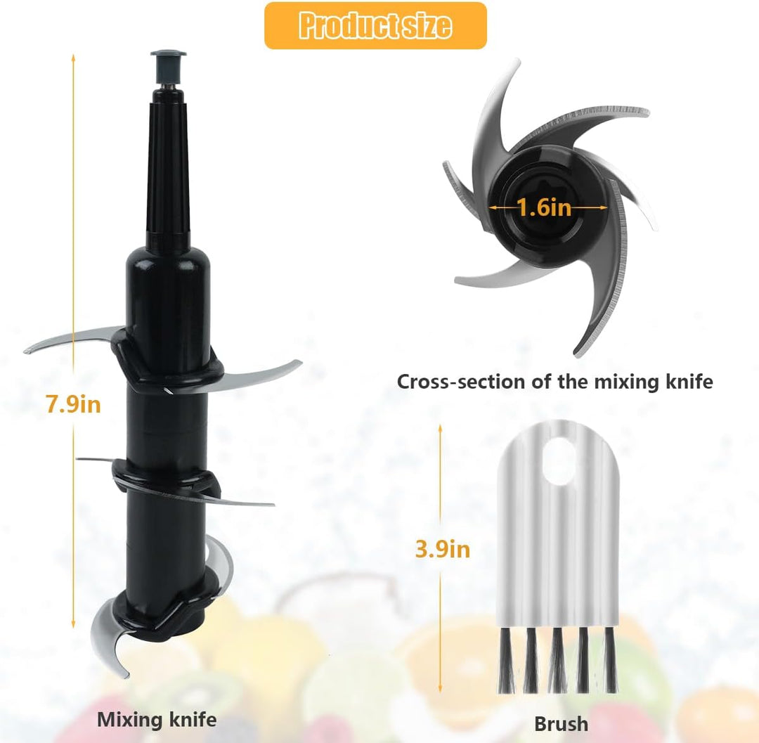 Mixer Ersatzteile Für Ninja Küchenmaschine, Hackklinge Ersatzteile Mit 6 Klingen Für Nutri Ninja 72o