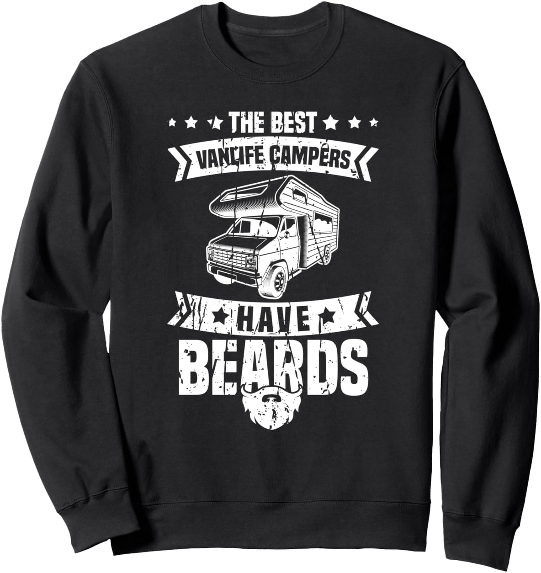 Camper Van Buslife Caravan Camping - Camper Bus Sweatshirt