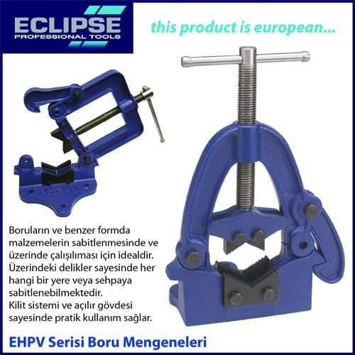 Eclipse Professional Tools Klappbare Rohrschraubstöcke 10mm-50mm (⅜" - 2") Opening Capacity, 10mm-50