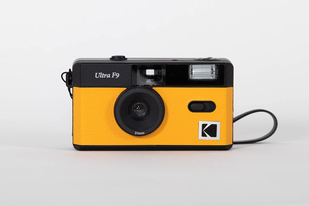 KODAK 490172 Ultra F9 35 mm Filmkamera, Retro-Stil, fokusfrei, wiederverwendbar, eingebauter Blitz,
