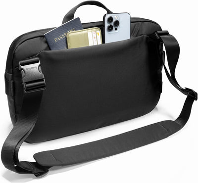 tomtoc Kompakt Sling Bag, 10L Umhängetasche Schultertasche für Herren und Damen, Wasserabweisend Lei