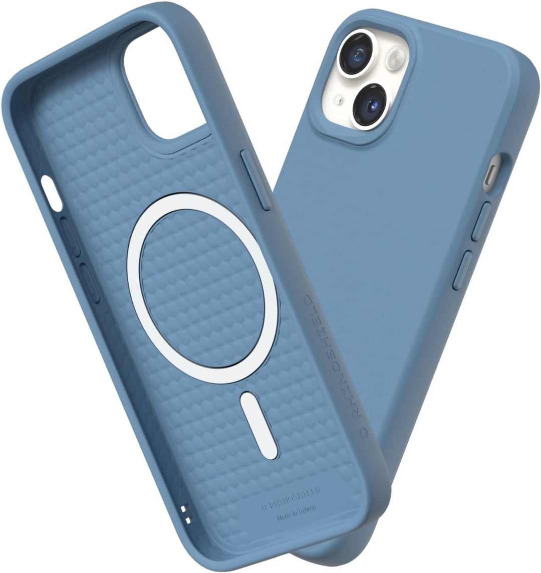 RhinoShield Case kompatibel mit [iPhone 14 Plus] | SolidSuit - MagSafe-kompatibel -Stossdämpfende &
