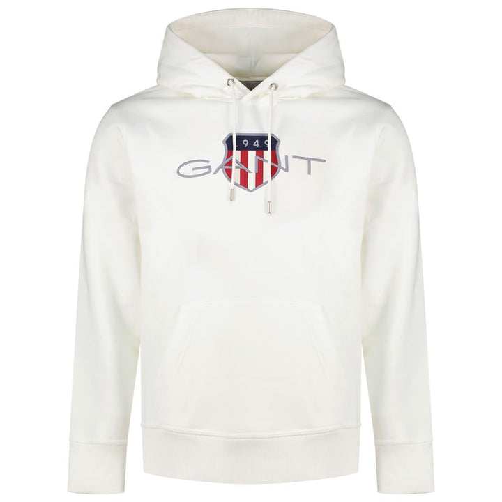 Gant Herren Reg Archive Shield Hoodie Kapuzenpullover M Eggshell, M Eggshell