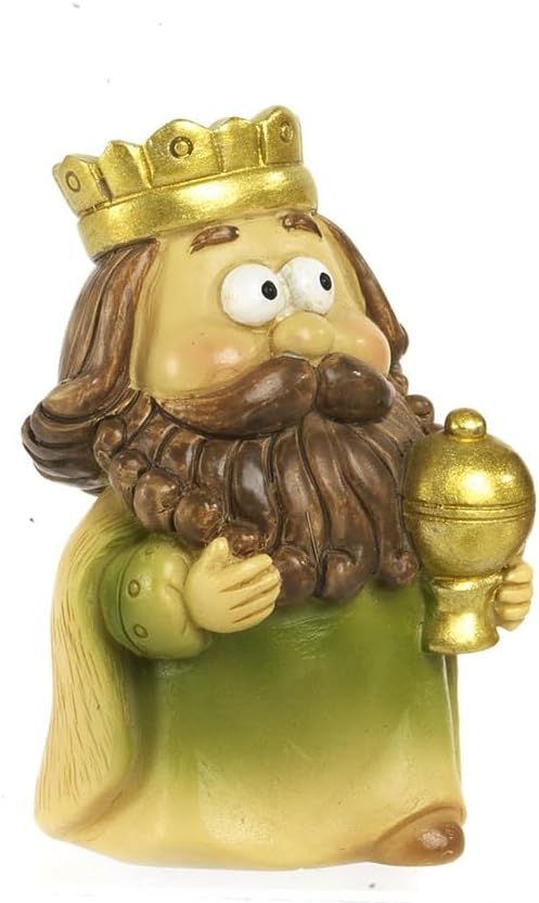 Paben Religiosi Krippen-Set, lustig, 7 Figuren, 4,3 cm, Harz