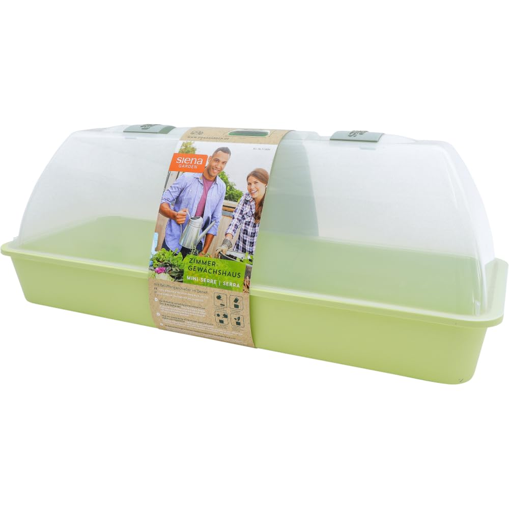 Siena Garden Zimmergewächshaus Maxi-Grow, 54x20x21,5 cm pastellgrün