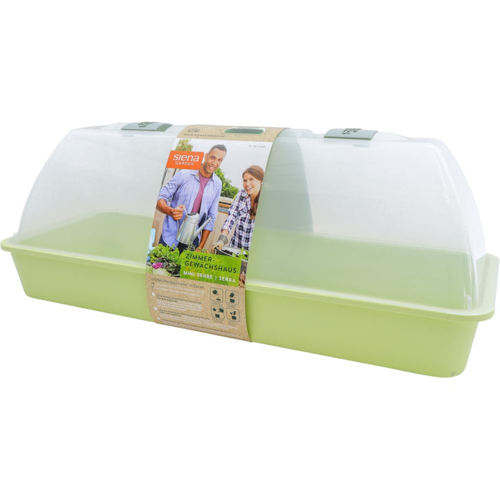 Siena Garden Zimmergewächshaus Maxi-Grow, 54x20x21,5 cm pastellgrün