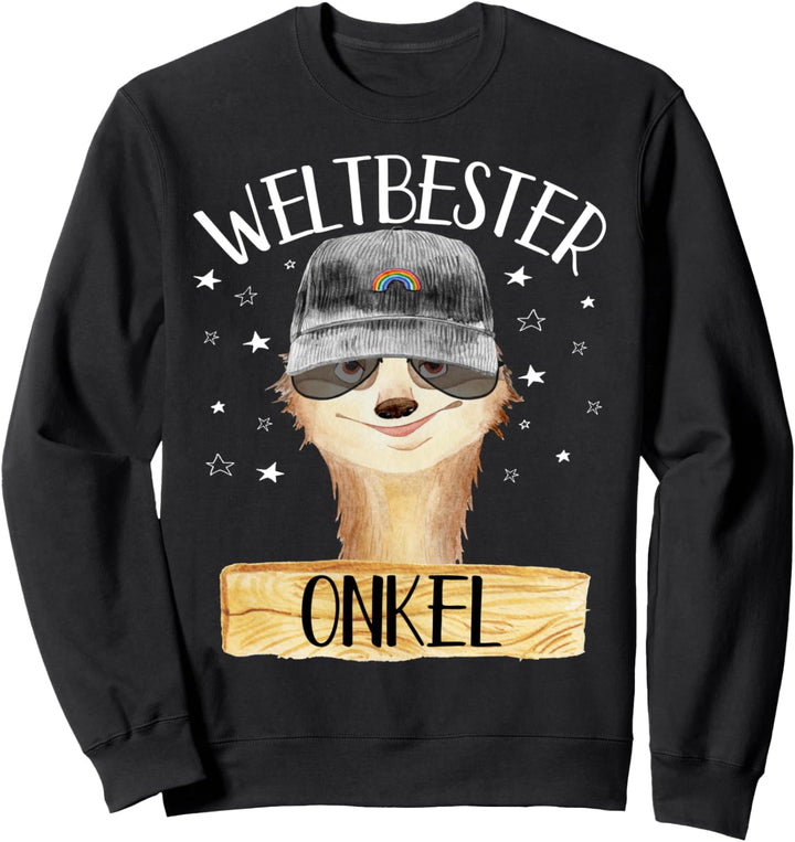 Weltbester Onkel Lieblingsonkel Lustiges Faultier Geeschenk Sweatshirt