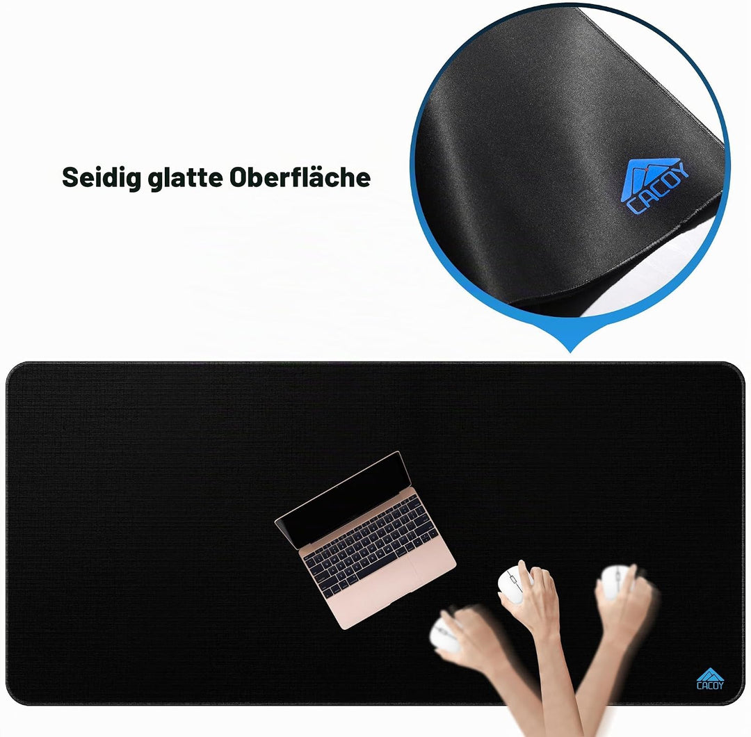 Cacoy 1600x800 mm XXXL Übergrösse Gaming Mauspad, Verlängertes Grosses Mauspads Schreibtischauflage