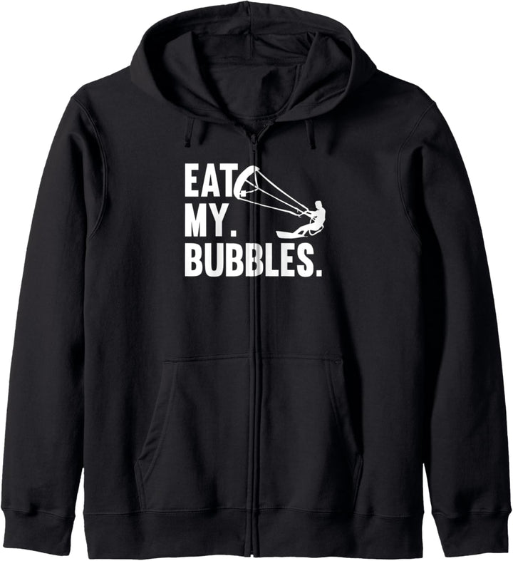 Kitesurfen Kiteboarding Kiten Kiting Bubbles Kite Kitesurfer Kapuzenjacke