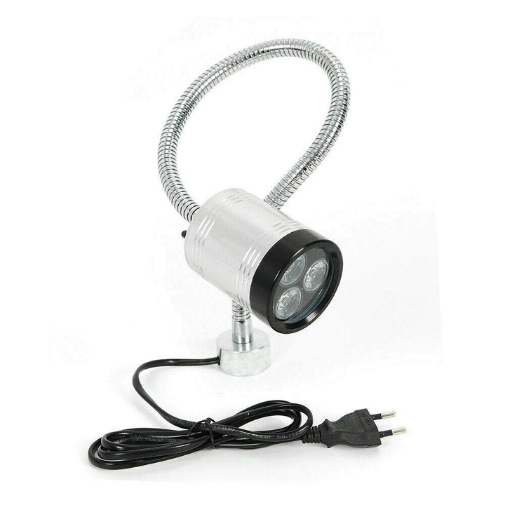 Maschinenlampe mit Magnetfuss, 6W CNC Drehmaschine Magnetische Schwanenhals LED Arbeitsleuchte Flexi