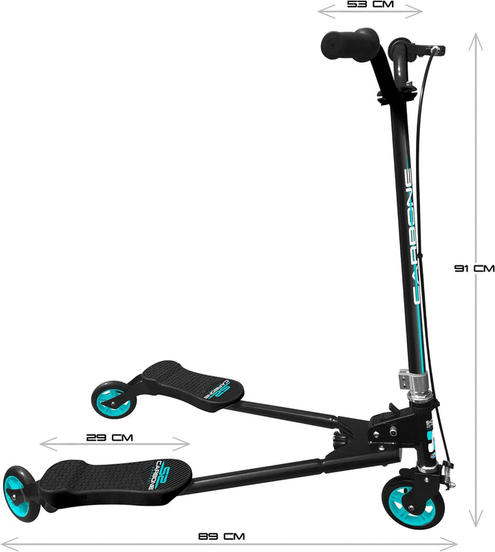 Technical Scooter SKIDS Control- Swing Carbone