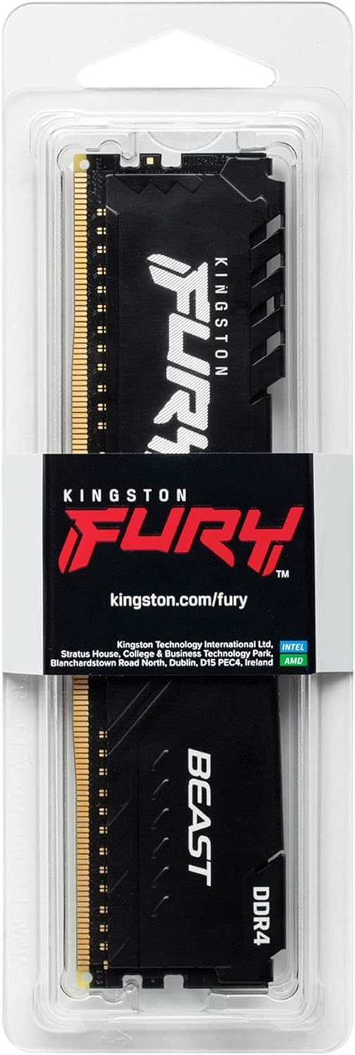 Kingston FURY Beast 8GB 3600MHz DDR4 CL17 Desktop Speicher Einzelnes Modul KF436C17BB/8 8GB Modulo S