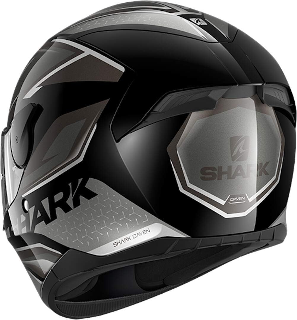 SHARK, Motorradhelm, D-Skwal 2, Daven KAS, L L Schwarzes Anthrazitgrau, L Schwarzes Anthrazitgrau
