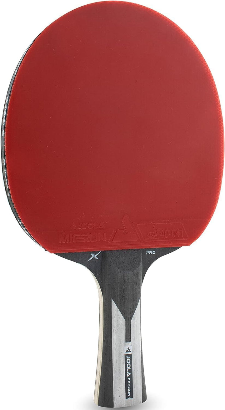 JOOLA 54206 Tischtennisschläger Carbon X Pro, 2 MM Schwammstärke, Schwarz/Grau & Unisex – Erwachsene