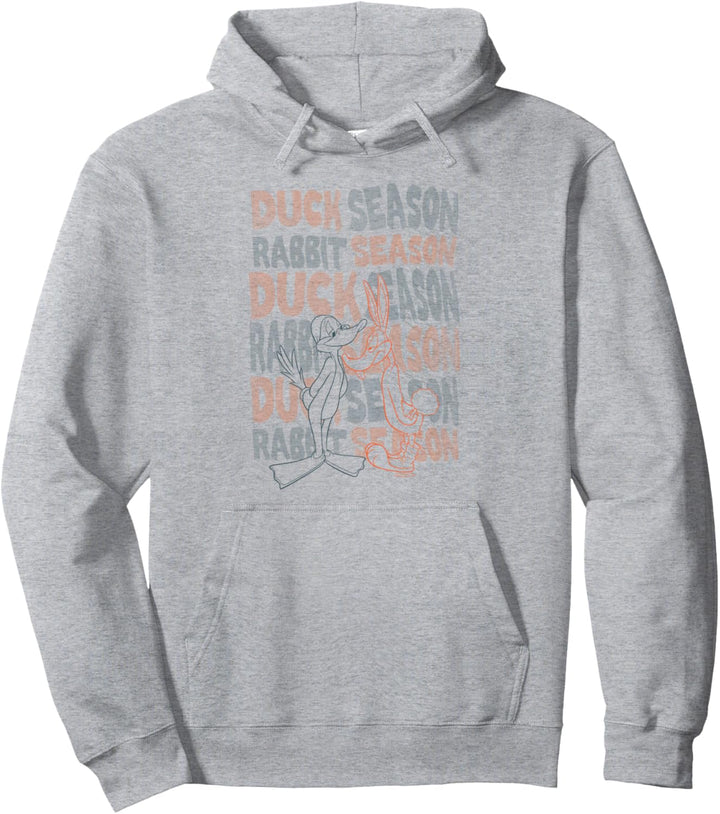Looney Tunes Duck Season Rabbit Season Pullover Hoodie
