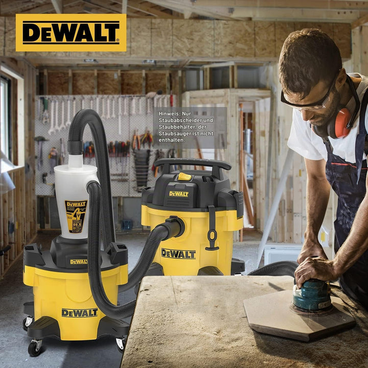 DEWALT DXVCS002, Staubabscheider, Gelb