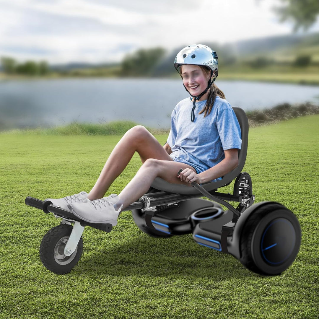 Hoverboard Sitz Verstellbarer für Self-Balance Scooter mit Frontreifen für 6.5"-10" Hoverboards, Uni
