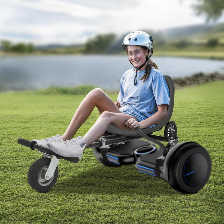 Hoverboard Sitz Verstellbarer für Self-Balance Scooter mit Frontreifen für 6.5"-10" Hoverboards, Uni