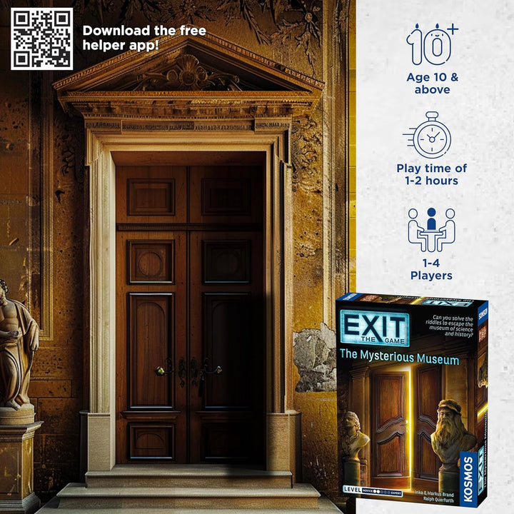 Thames & Kosmos - EXIT: The Mysterious Museum - Level: 2/5 - Unique Escape Room Game - 1-4 Players -
