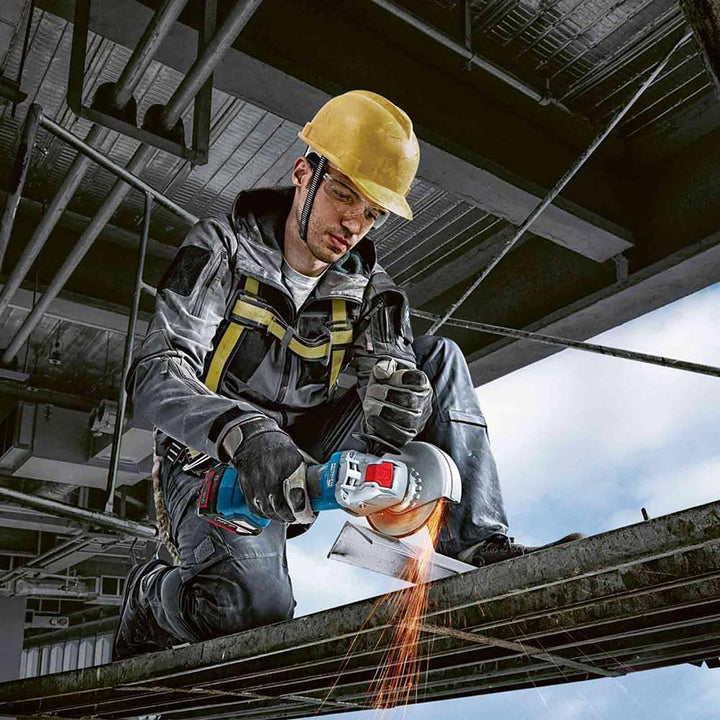 Bosch Professional 18V System BITURBO Winkelschleifer GWX 18V-7 mit X-LOCK (Scheiben-Ø: 125mm, 700 W
