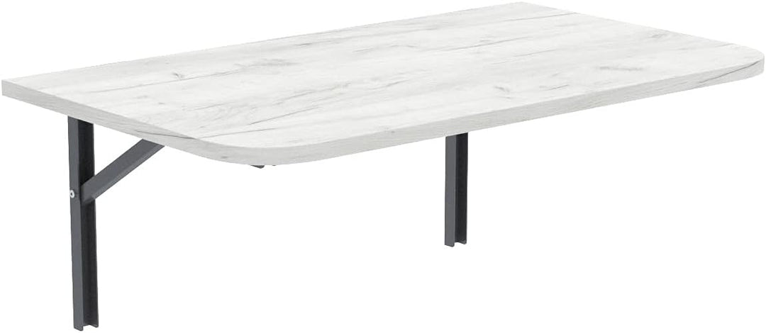 Mikon 70x50 | Wandklapptisch mit abgerundete Ecken Klapptisch Wandtisch Küchentisch Schreibtisch Kin