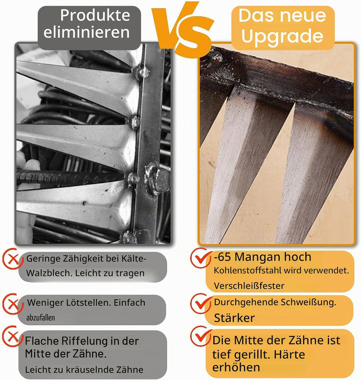 Garden Harke, Rechen Garten Unkrauthacke, Unkraut Entferner Gerät, Gartengeräte, Rasenrakel Grabegab