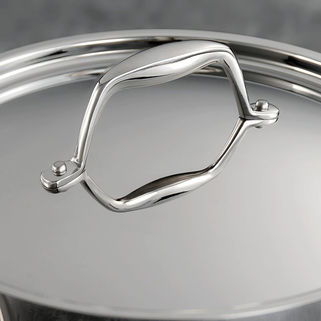 Tramontina 80116/009DS Gourmet Stainless Steel Induction-Ready Tri-Ply Clad, NSF-Certified 3 Quart C