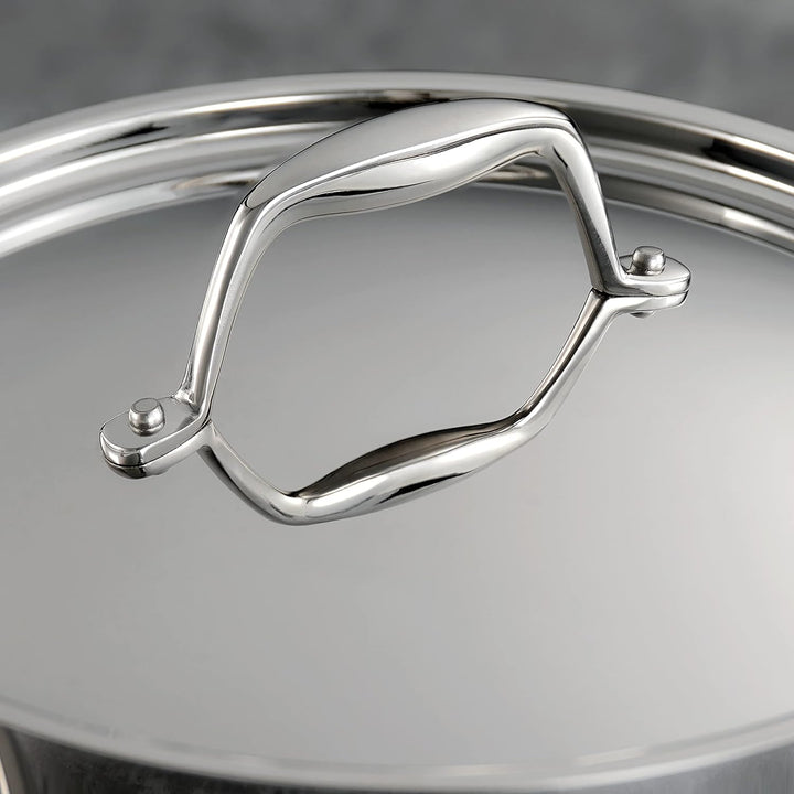 Tramontina 80116/009DS Gourmet Stainless Steel Induction-Ready Tri-Ply Clad, NSF-Certified 3 Quart C