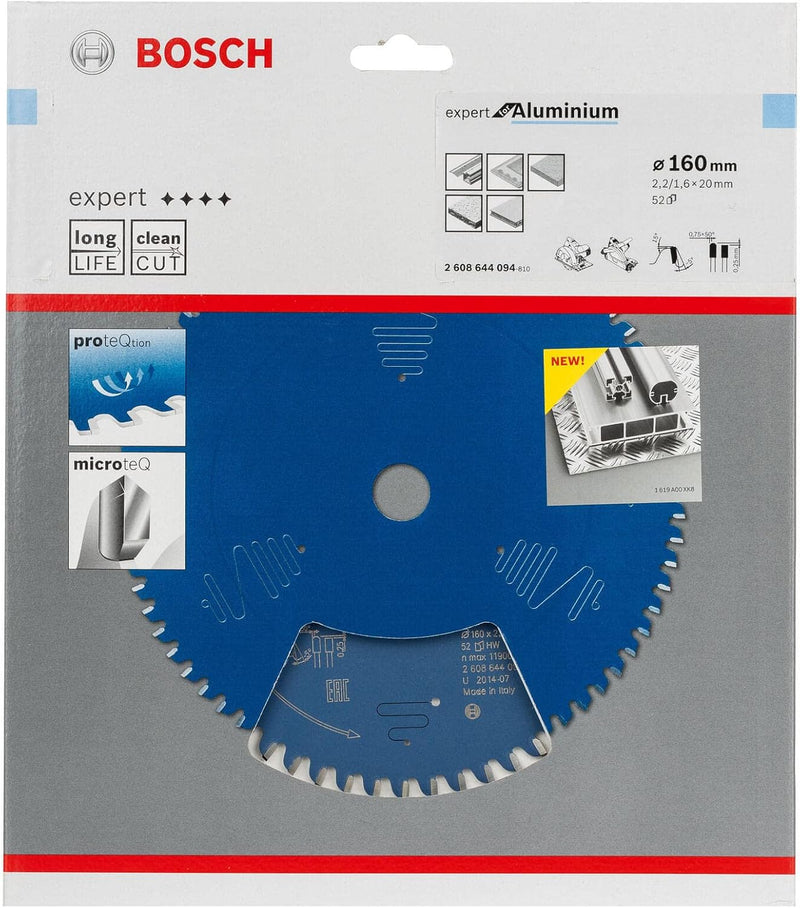 Bosch Accessories Bosch Professional 1x Kreissägeblatt Expert for Aluminium (für Aluminium, Sägeblat