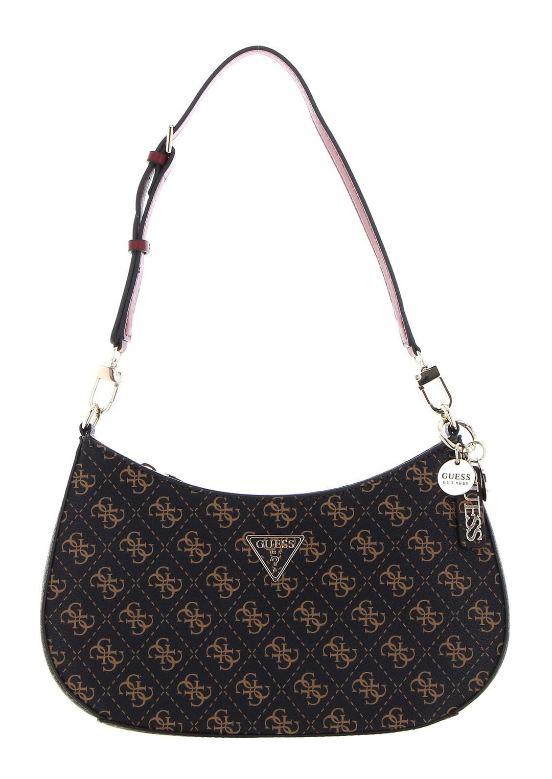 GUESS Borsa donna Tracolla Noelle brown multilogo BS24GU110 QL787918 Einheitsgrösse, Einheitsgrösse