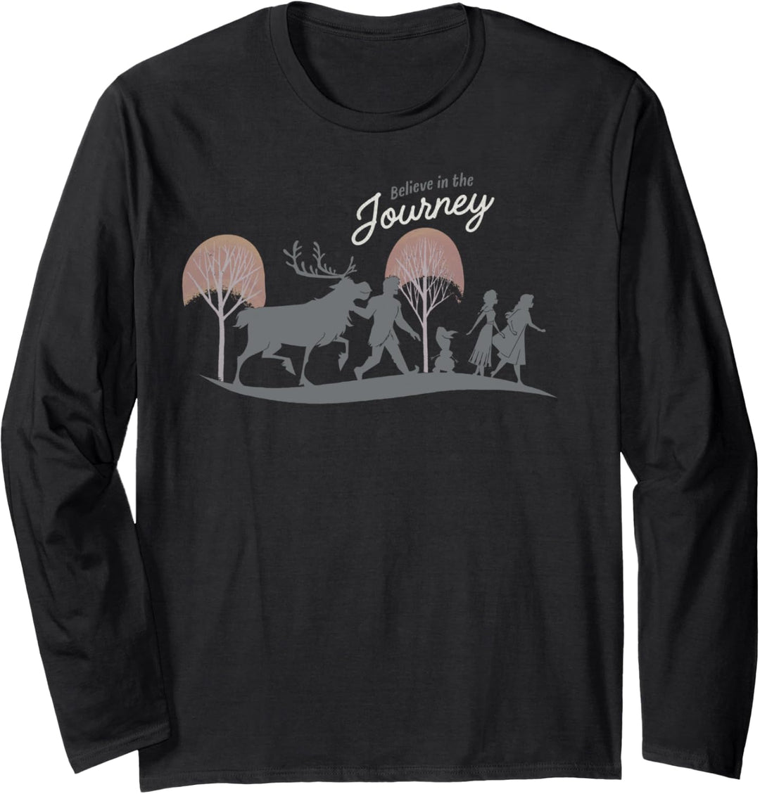 Disney Frozen 2 Believe In The Journey Silhouettes Langarmshirt