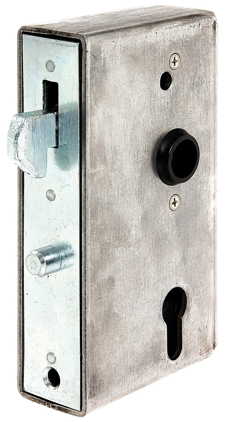 Alberts 413750 Schlosskasten | mit verzinktem Schloss | Stahl | Dornmass 60 mm | 173 x 95 x 40 mm, 1