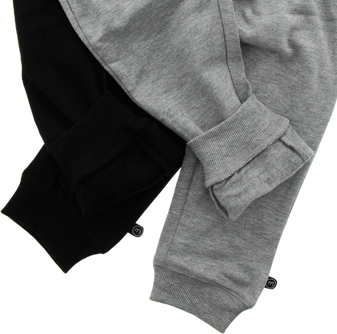 MINYMO Baby-Jungen Jogginghose (2er Pack), Grau