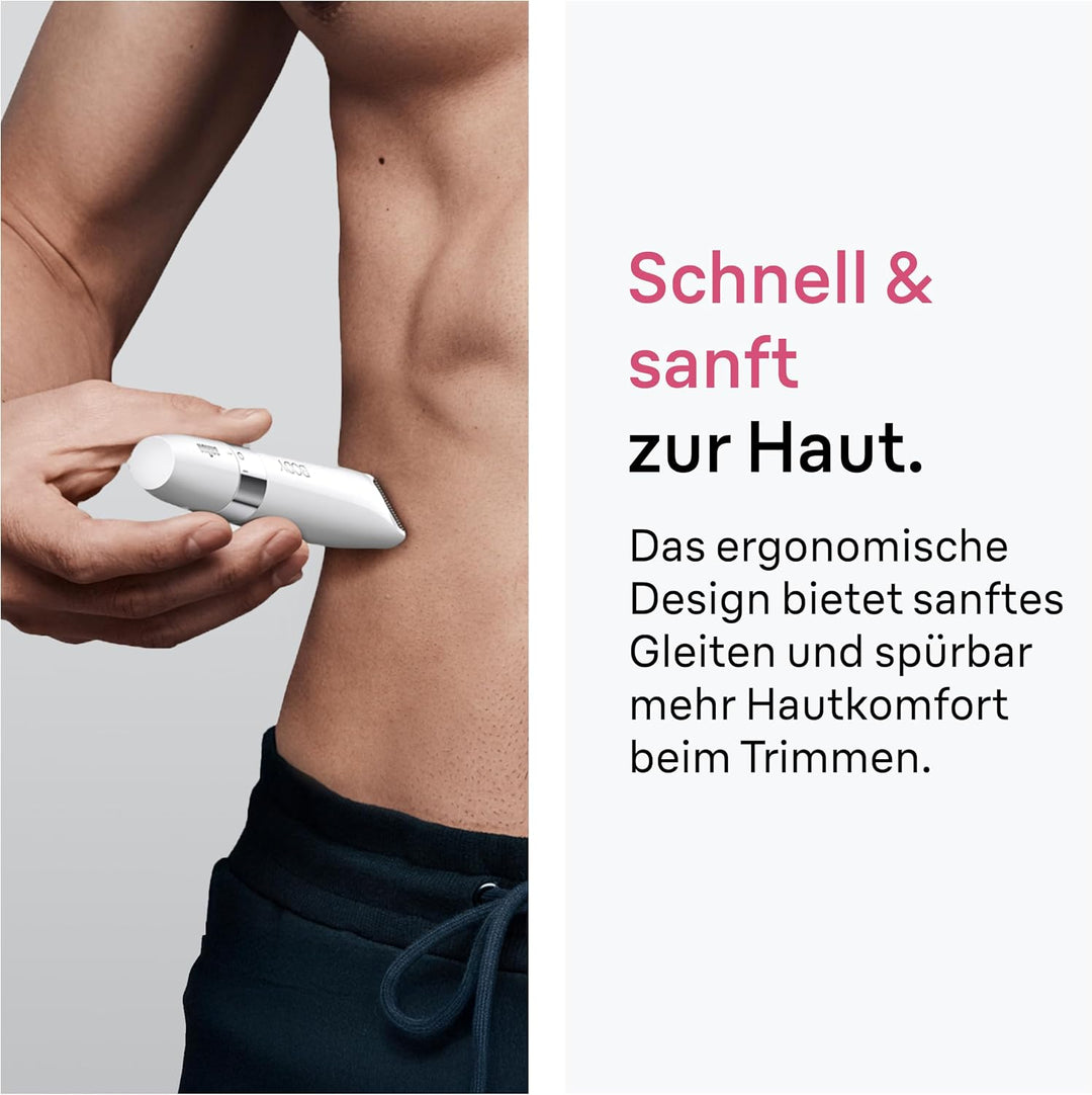 Braun Body Mini-Trimmer Damen, Haarentfernung, BS1000, Weiss