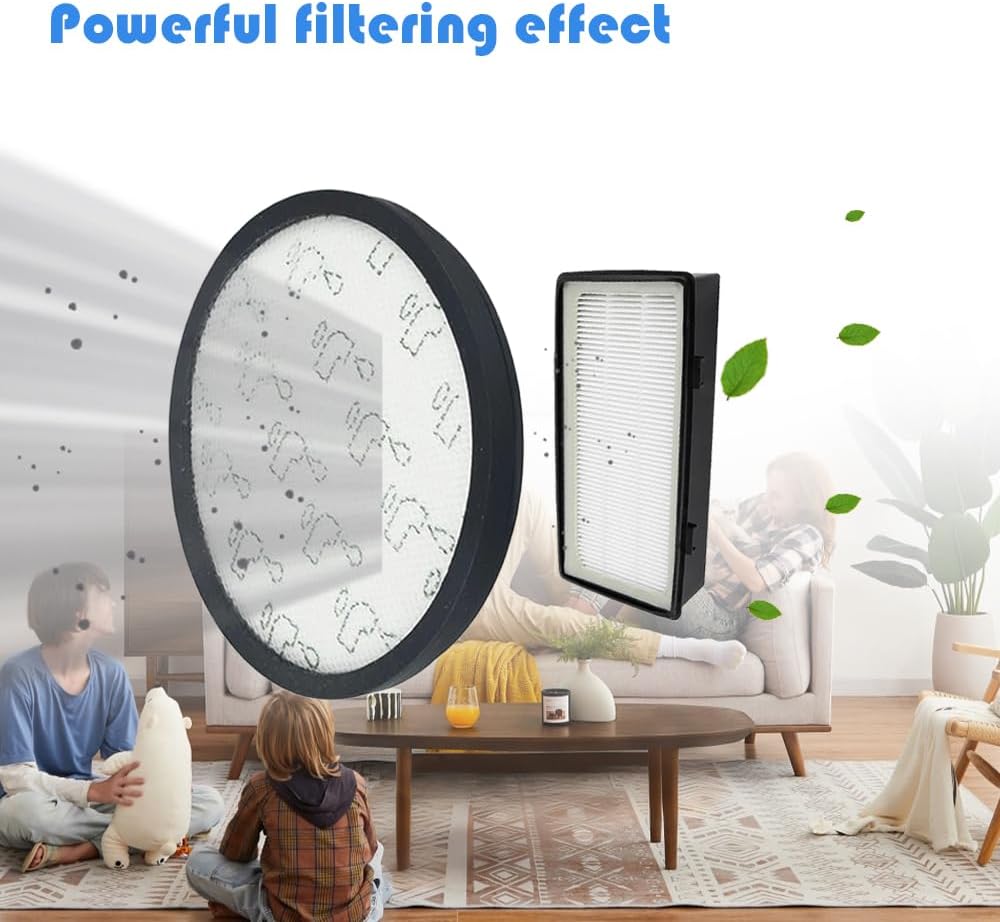 2 Sätze RO6921EA Filter, Ersatzfilter für Rowenta X-Trem Power Cyclonic/Silence Force Cyclonic Staub