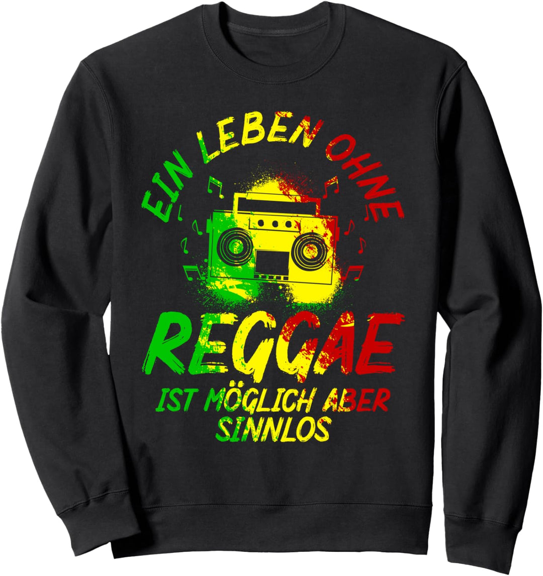 Reggae Dancehall Musik - Rasta Rastafari Reggae Sweatshirt