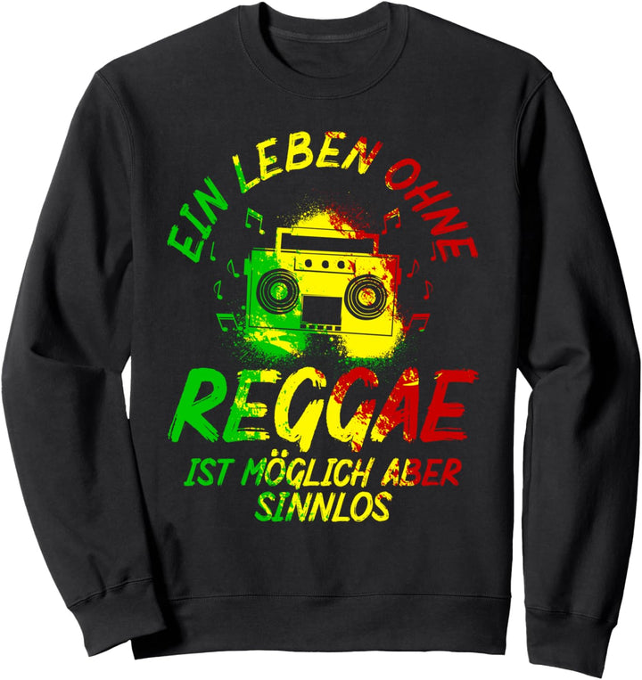 Reggae Dancehall Musik - Rasta Rastafari Reggae Sweatshirt