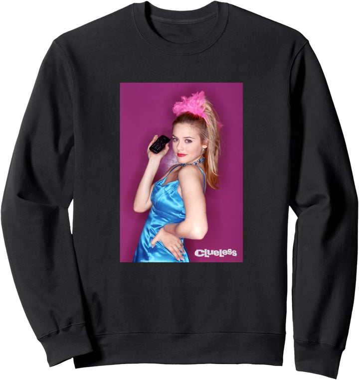 Clueless Cher Cell Phone Photo Poster Cover Sweatshirt
