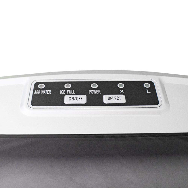 Eiswürfelmaschine Edelstahl Eiswürfelbereiter Eiswürfel Ice Maker Eis Maschine Icemaker (Grau)