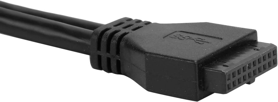 USB 3.0 Hub, PC-Frontplattenadapter, Mit High Definition Audio und Mikrofonanschluss, 2 Anschlüsse U