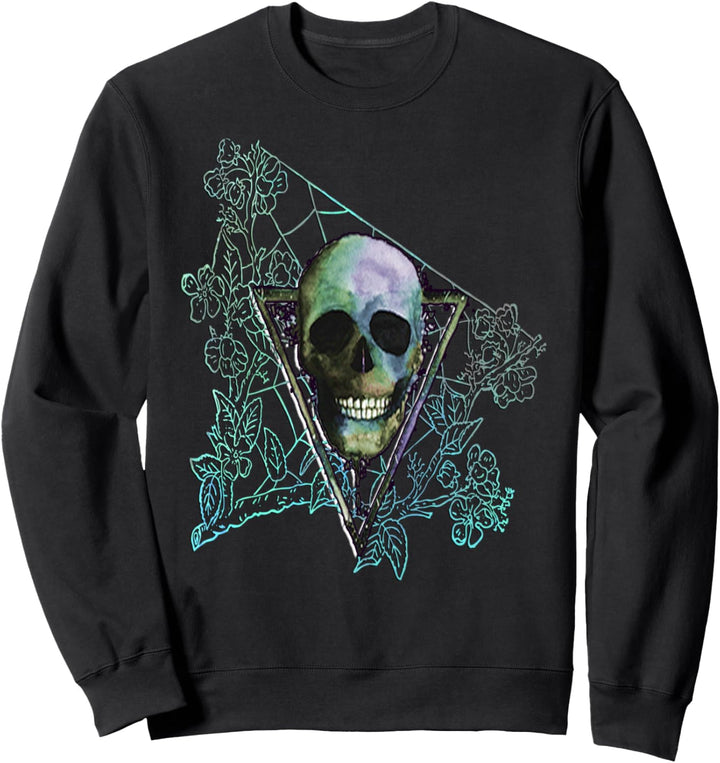 Skelett Gothic Halloween Gothic Schädel Sweatshirt