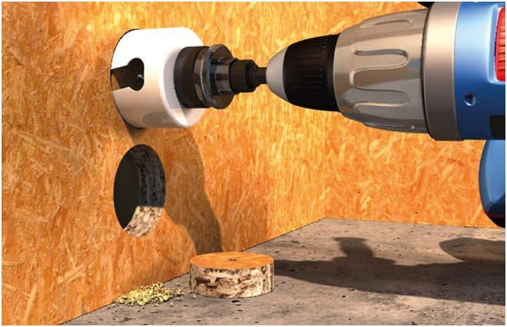 Fischer HS-Multi 68K Hartmetallbohrer für Holzbaustoffe und Platten, geeignet für Mauerwerk, 1 Fräse