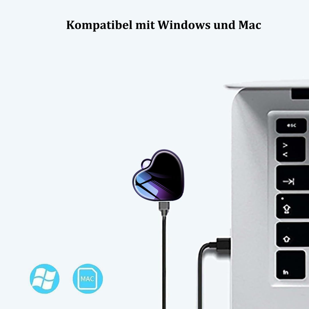 16G Mini abhörgerät Micro Diktiergerät mit Voice Activated Micro Halskette Recorder digital Voice Re