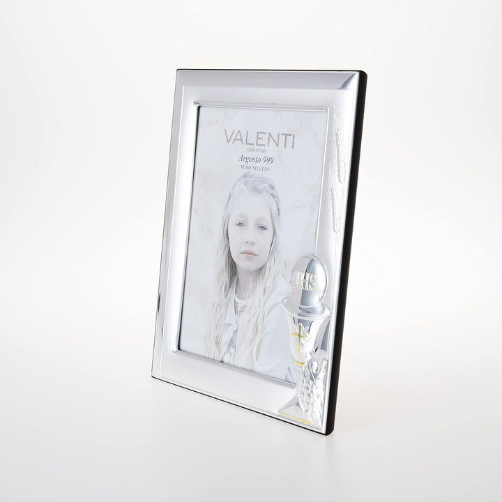 Valenti&Co Bilderrahmen, Silber, 13 x 18 cm, perfekte Geschenkidee für Freunde oder Verwandte.