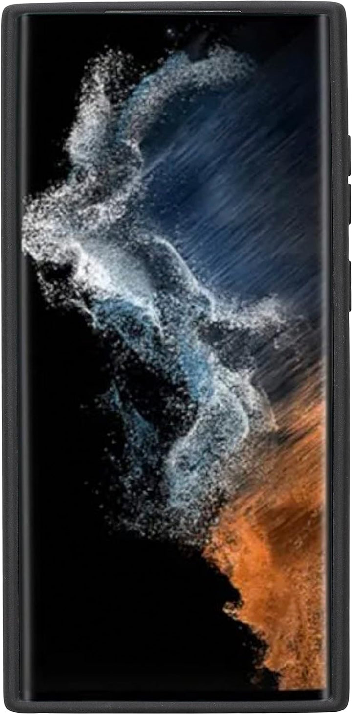 Solo Pelle Lederhülle für das Samsung Galaxy S23 Ultra Hülle aus echtem Leder, Model: Stanford (Matt