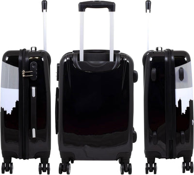 Trendyshop365 Koffer-Set 3-teilig Trolley Hartschale - Manhattan Kofferset 3-teilig Manhattan, Koffe