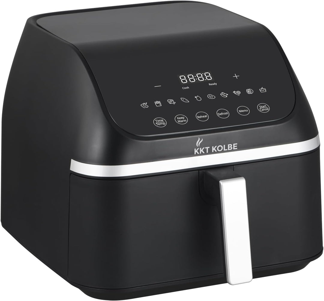 KKT KOLBE Heissluftfritteuse | Airfryer | 8,5L | 10 Programme | 13 Funktionen | sehr leise | Frittie